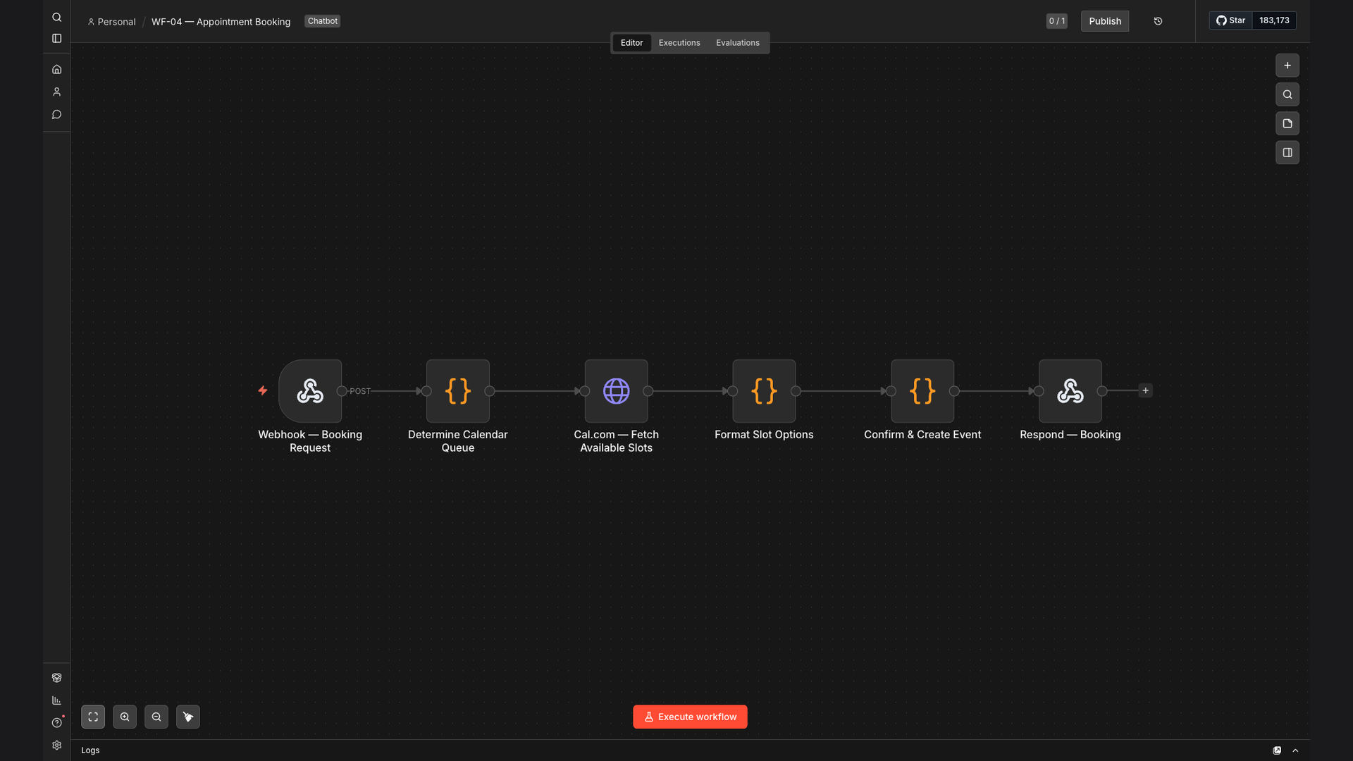 Intelligent Appointment Booking and Calendar Management Workflow
