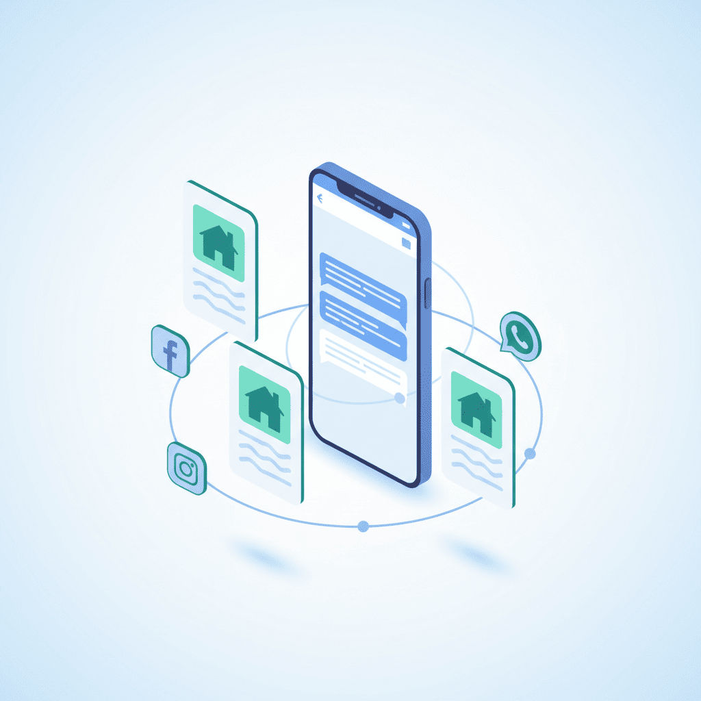 AI Chatbot + Social Media Automation for Real Estate