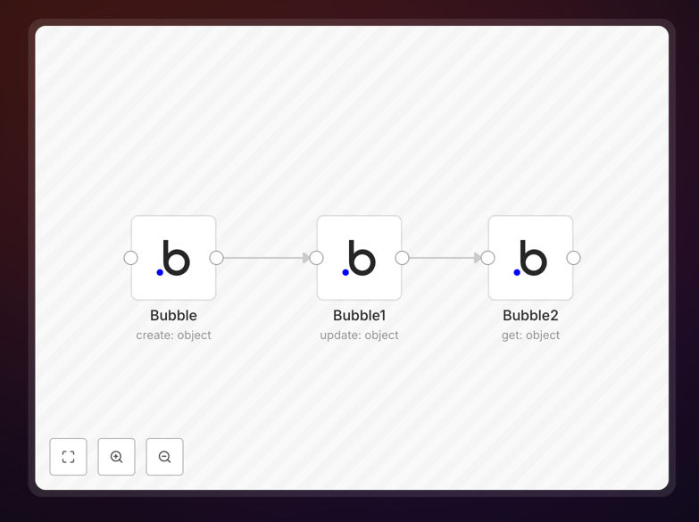 n8n workflow for Bubble object management