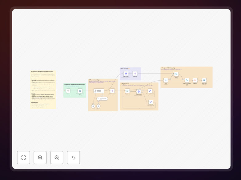 AI-powered Gmail automation workflow interface