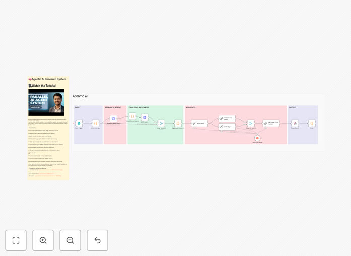 Llama AI research report automation workflow interface