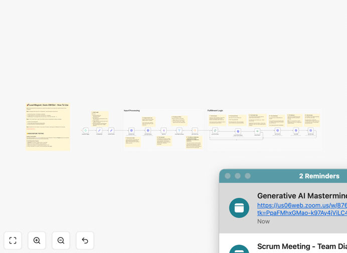 BlueSky DM automation workflow diagram