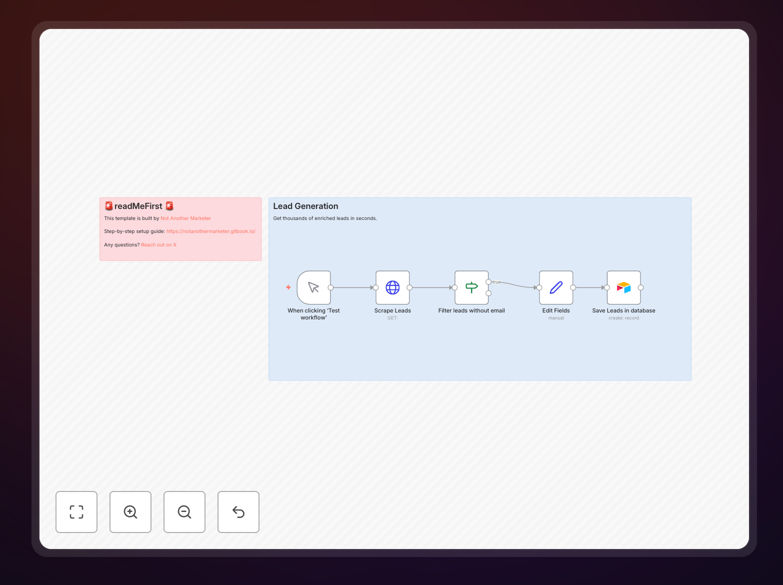 Apollo to Airtable lead transfer workflow interface