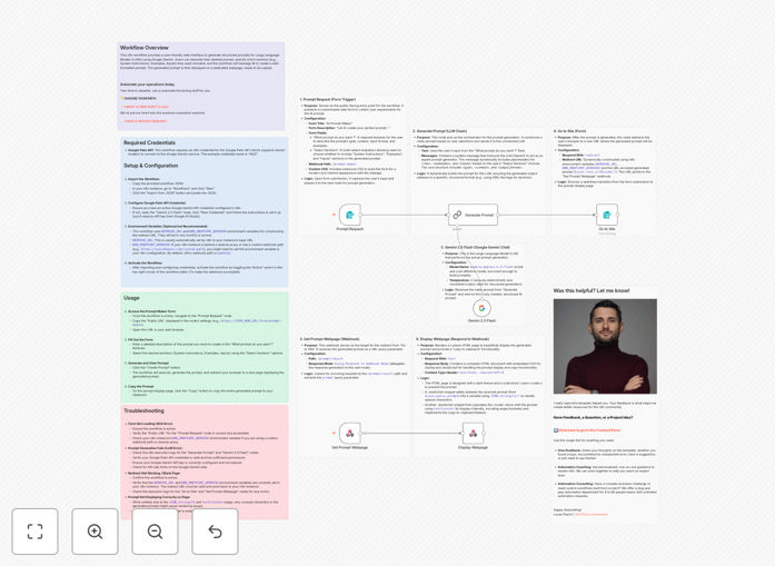 AI Prompt Maker workflow interface screenshot