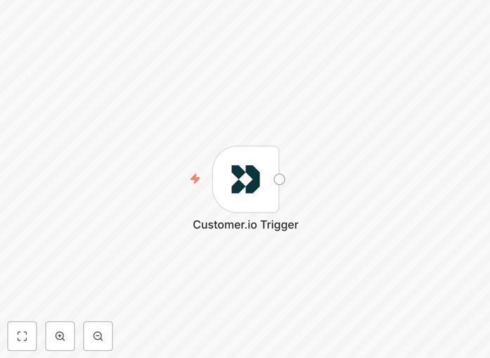 Customer.io unsubscribe alert workflow diagram showing Zapier integration