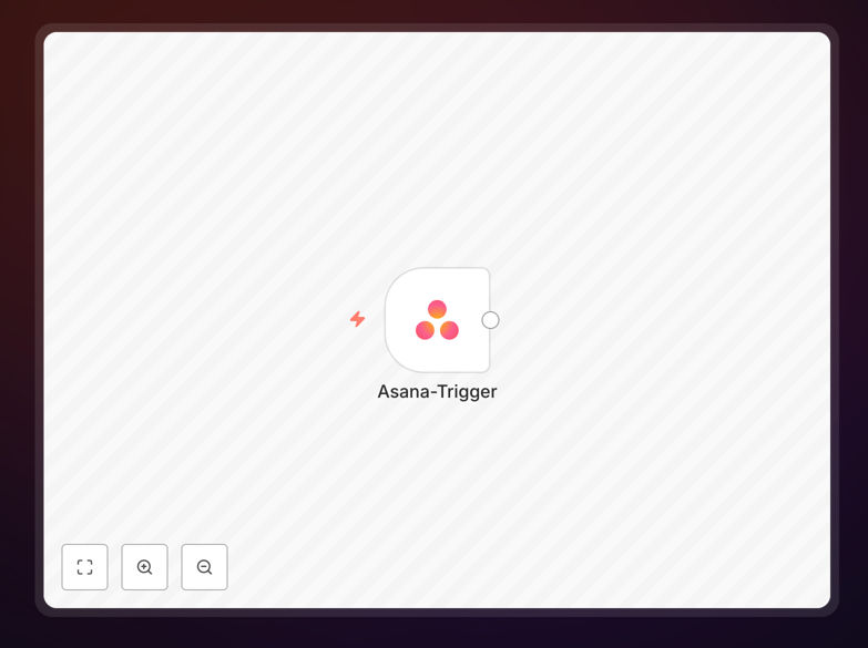 Asana event notification workflow diagram