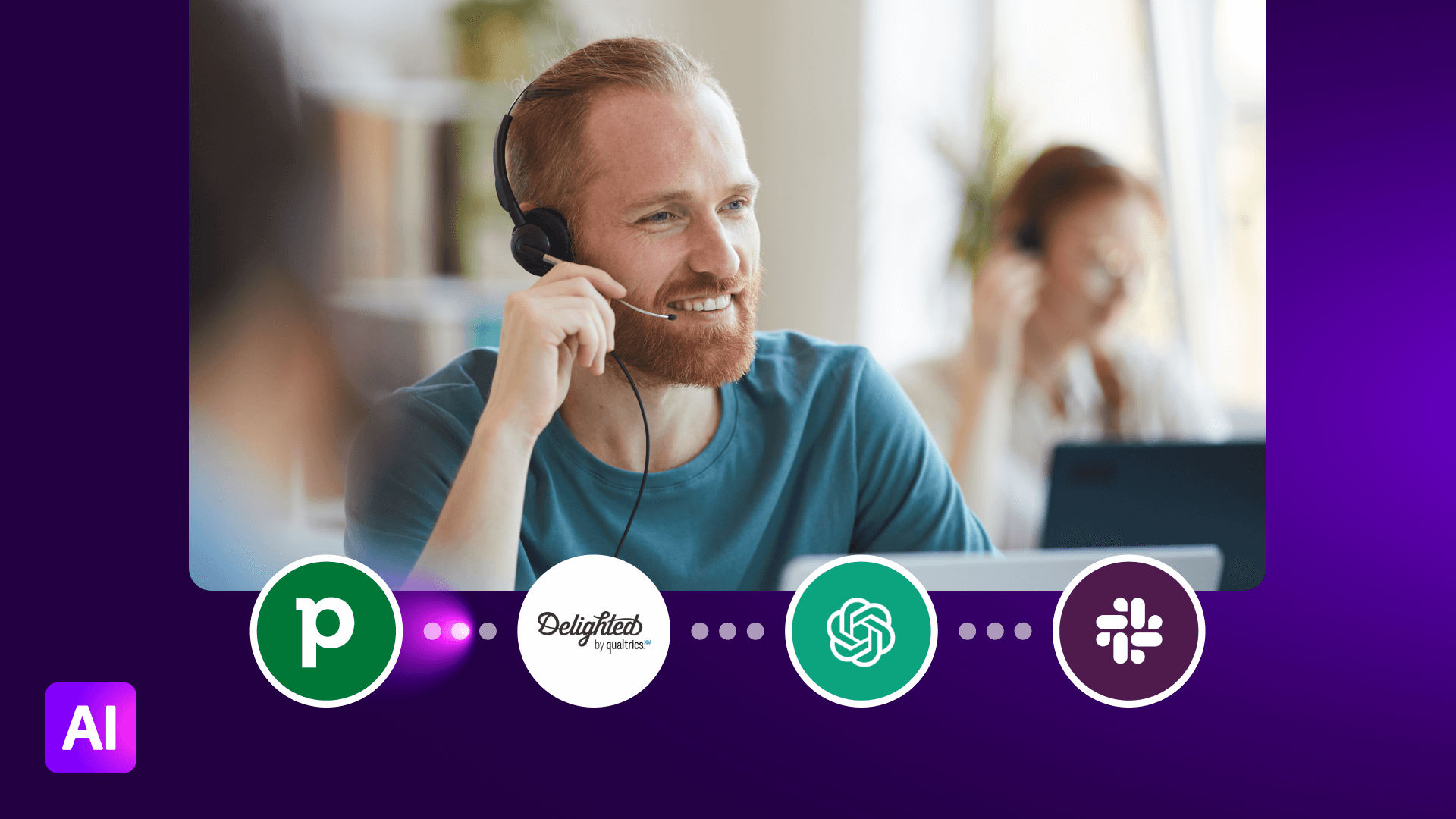 Customer feedback automation workflow diagram