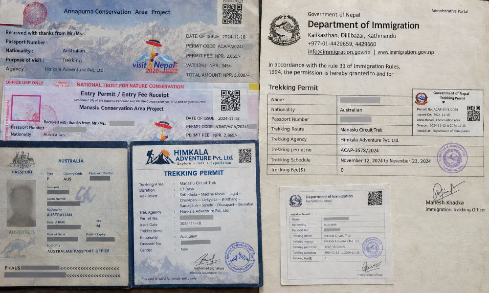 Restricted Permits for Restricted Area Trekking