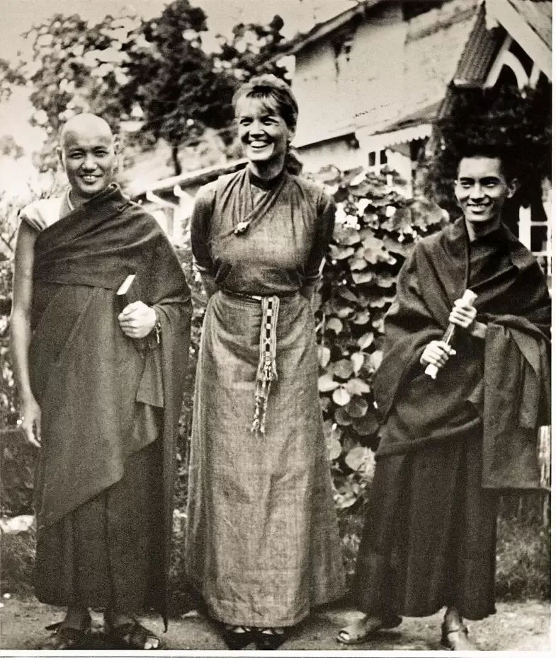 Zina Rachevsky before her ordination as a Buddhist nun