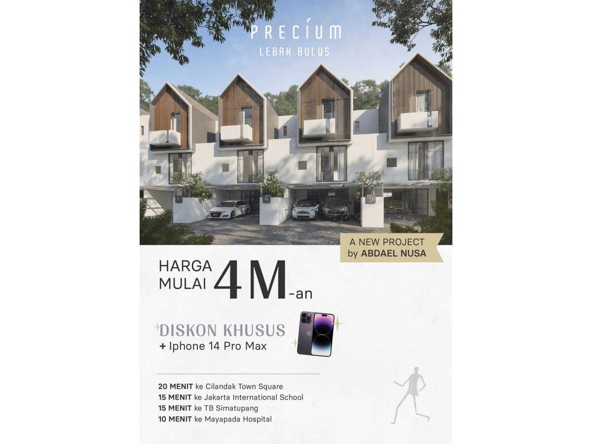 Precium Lebak Bulus Townhouse AG1982