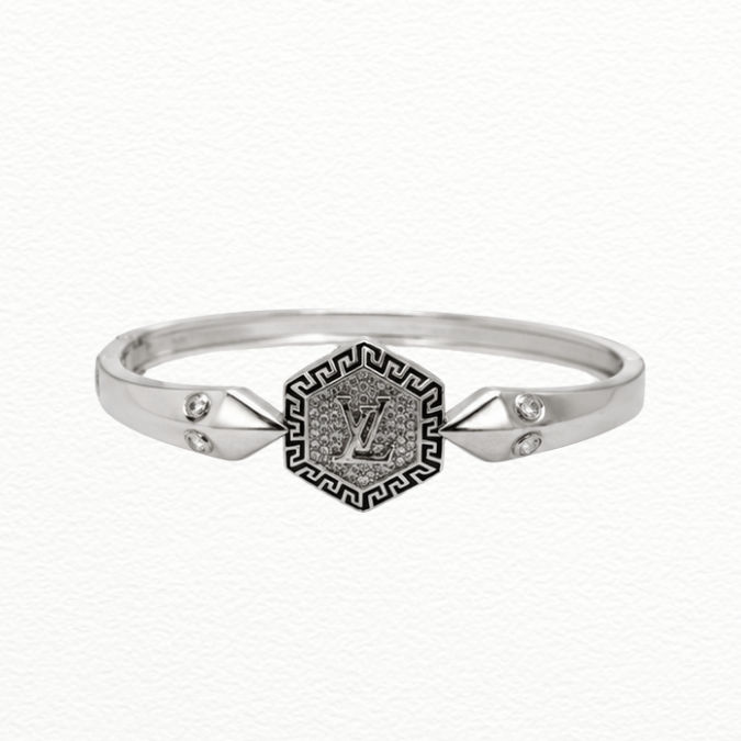 Silver Royal Mark Silver Kada - Abr62246