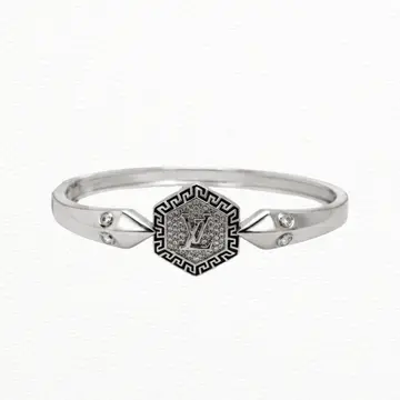 Silver Royal Mark Silver Kada - Abr62246