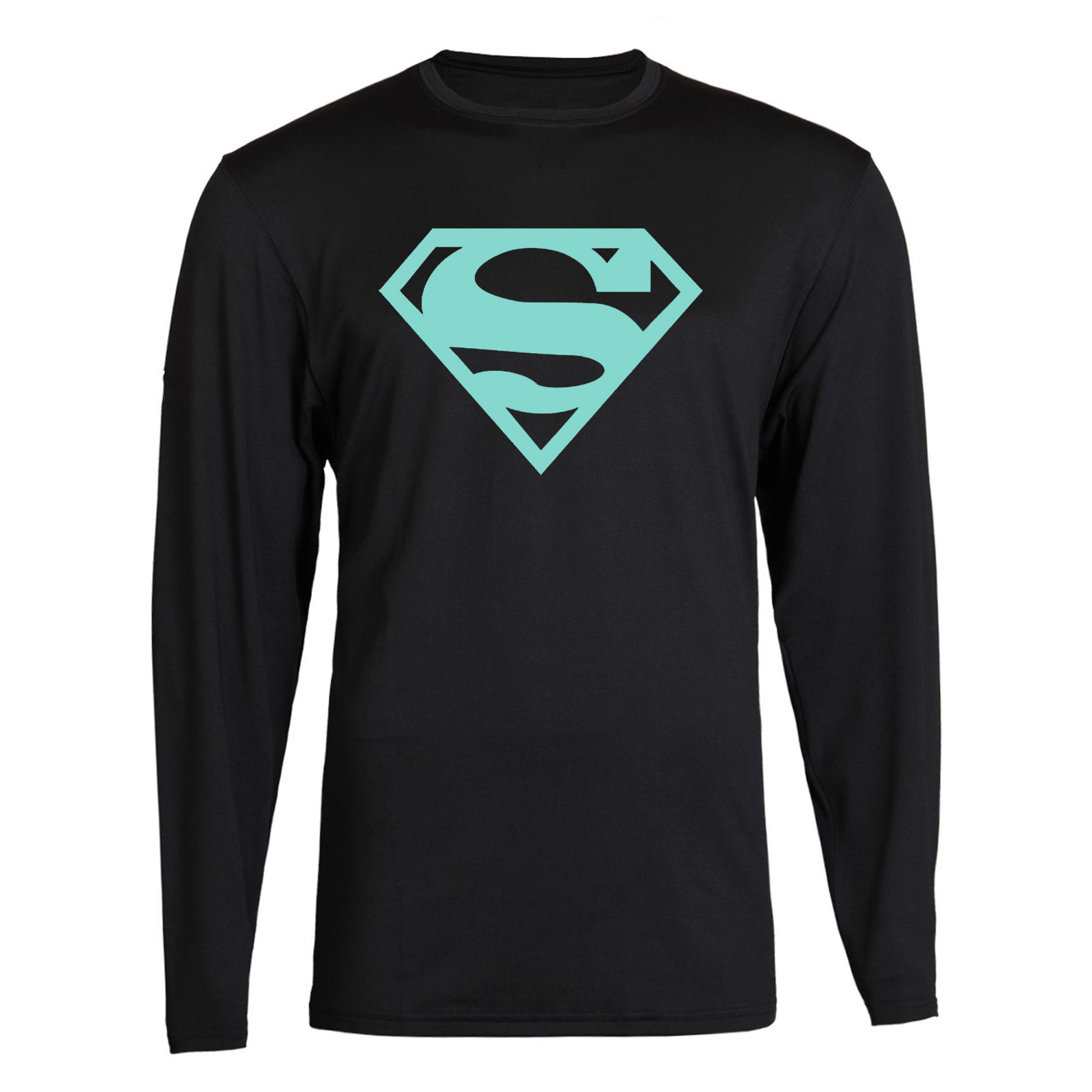 Camisa Superman Unisex Camiseta Camiseta Negra S - 2XL Camiseta Manga Larga - Imagen 13 de 54