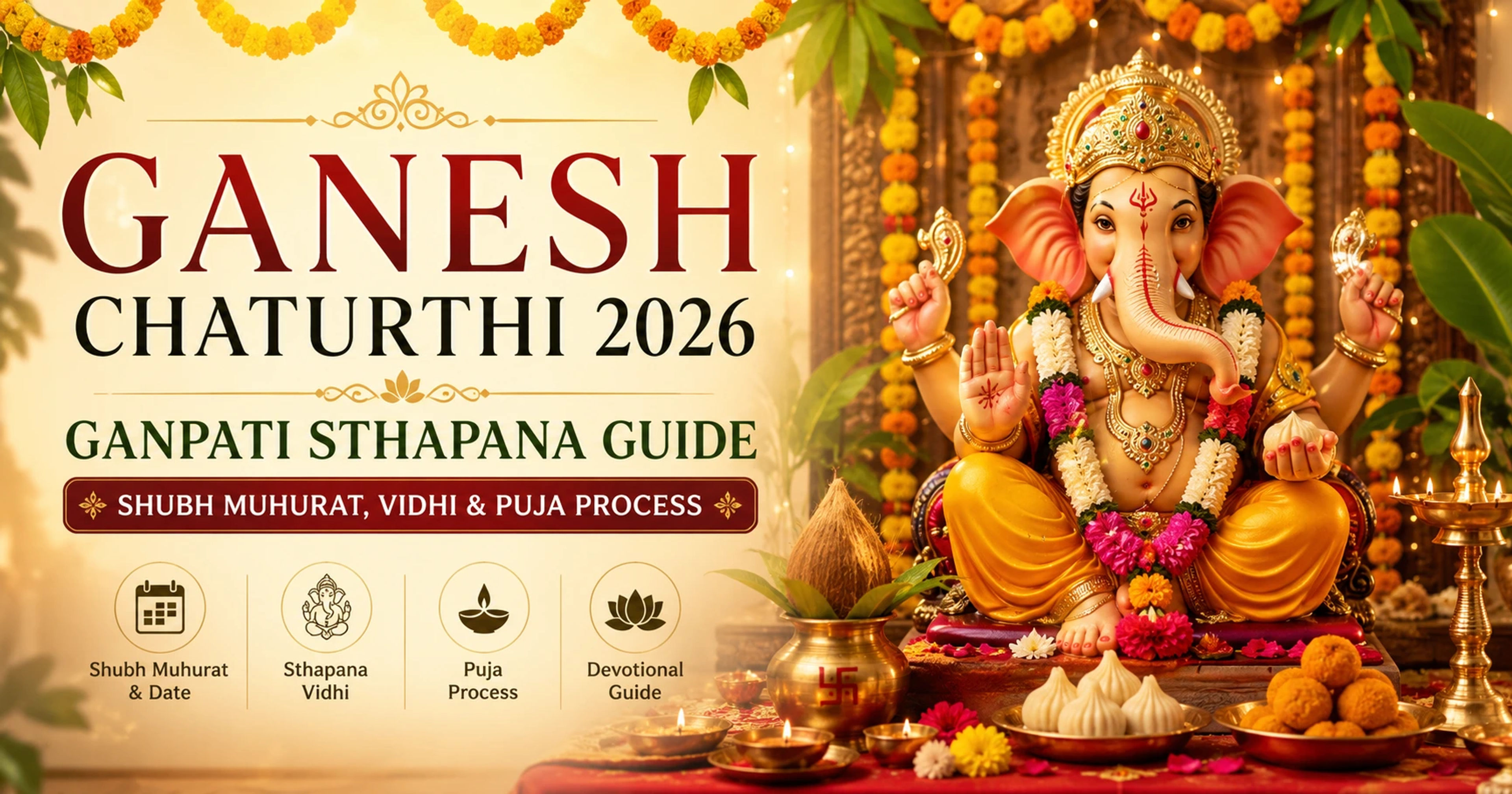 Ganesh Chaturthi 2026: Ganpati Sthapana Guide guide cover thumbnail