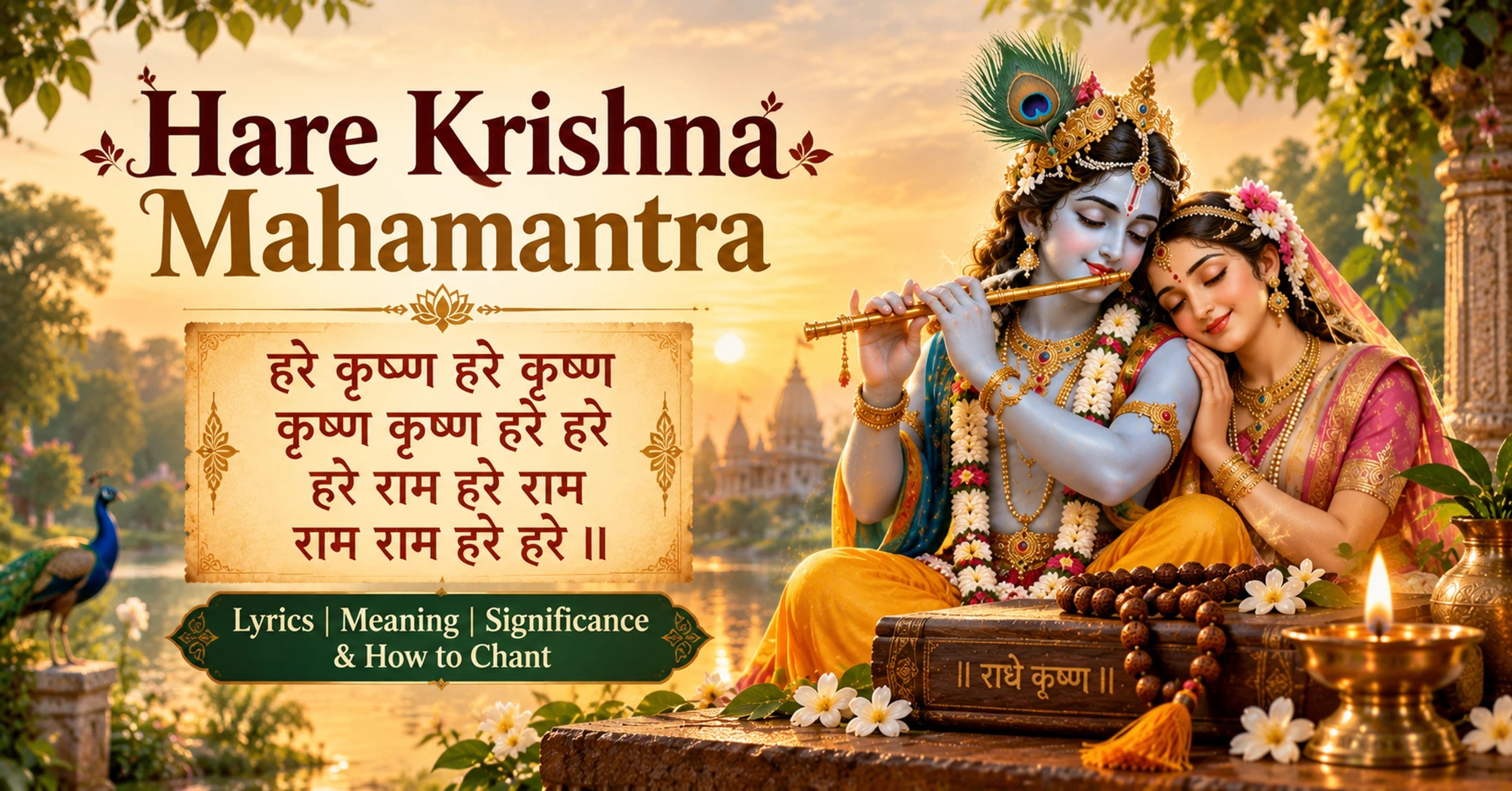 Hare Krishna Mahamantra: Lyrics, Meaning, Significance & How to Chant guide cover thumbnail