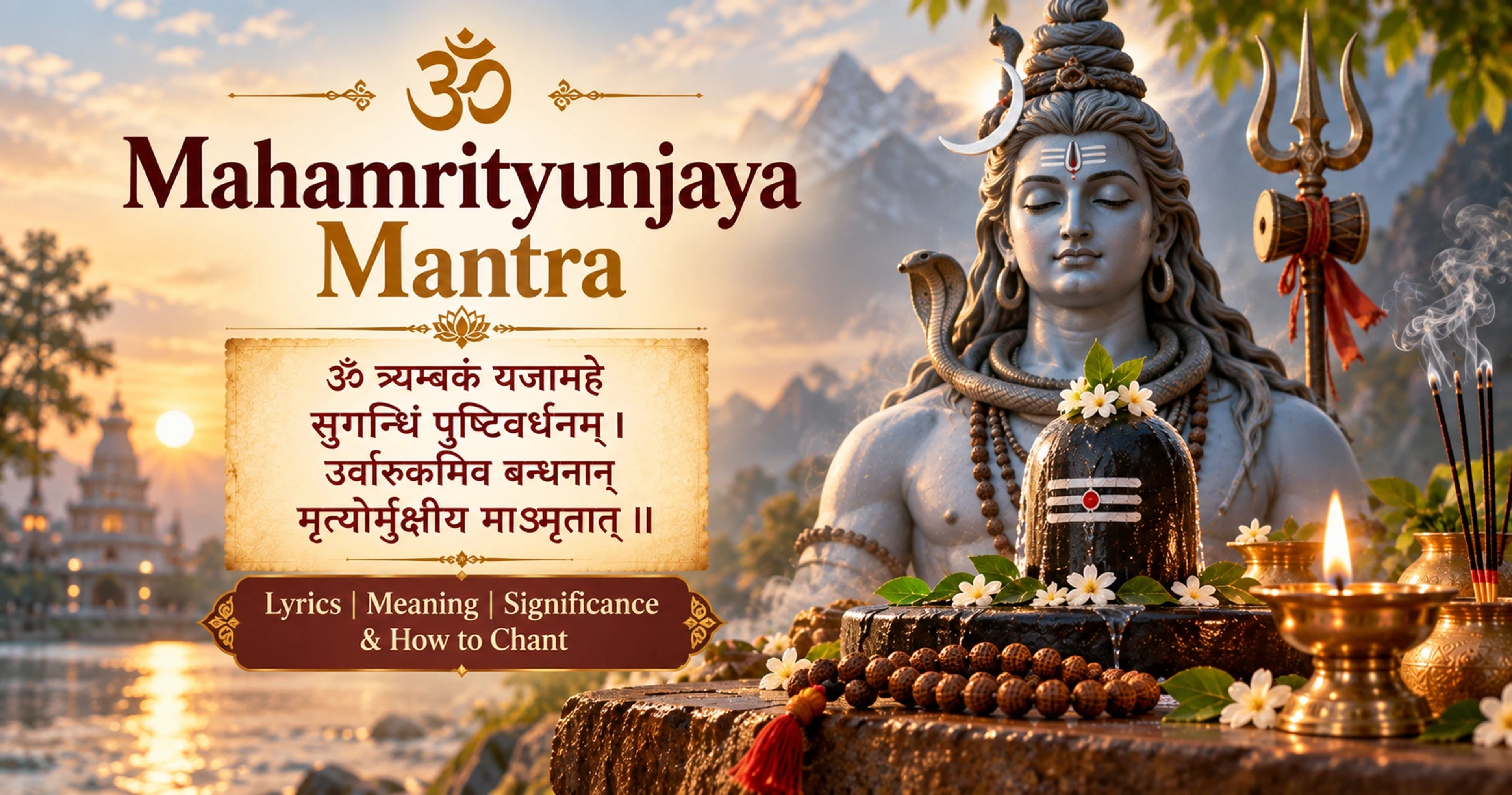 Mahamrityunjaya Mantra: Lyrics, Meaning, Significance & How to Chant guide cover thumbnail
