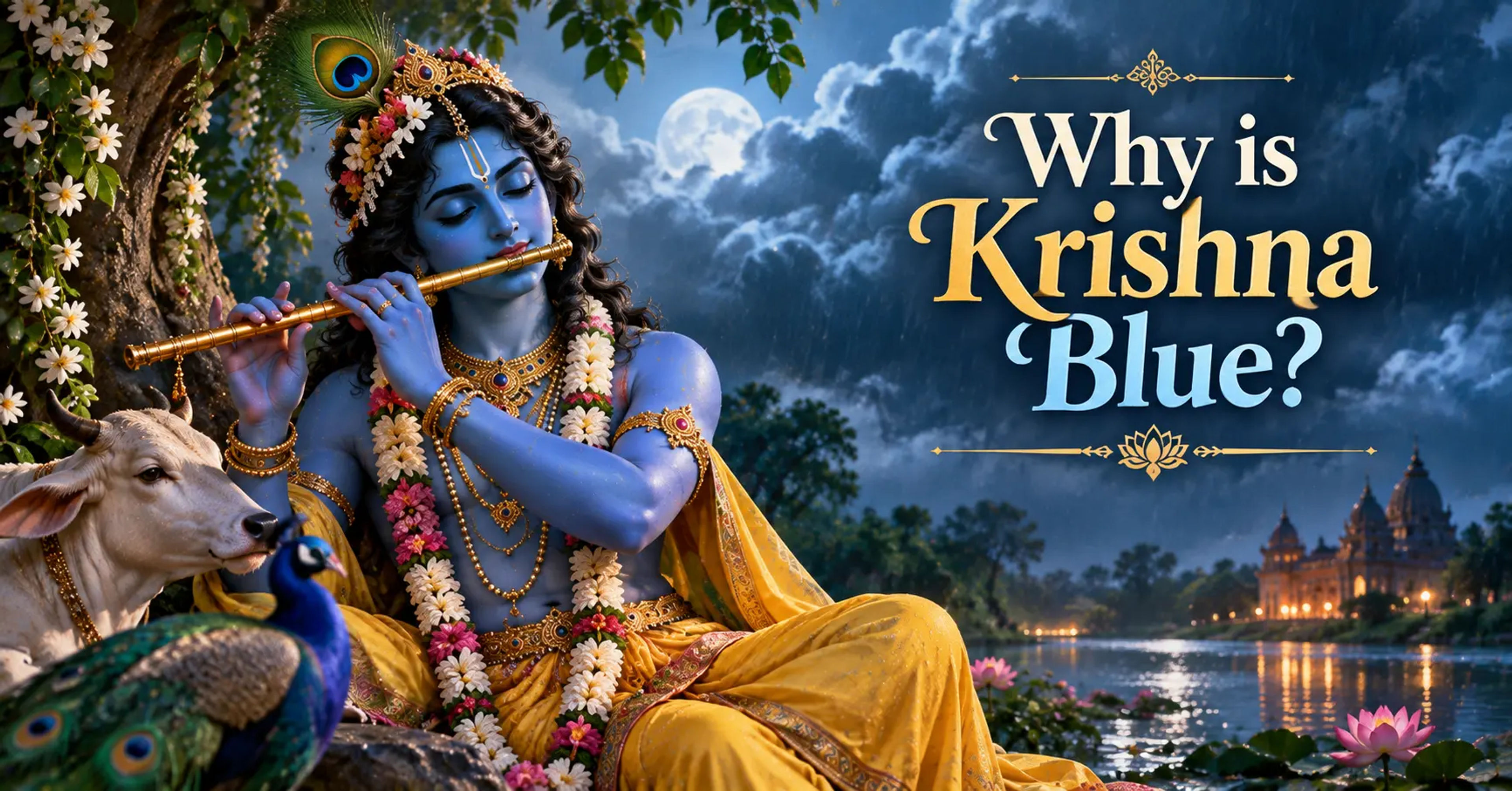 Why Is Krishna Blue? The Meaning Behind Krishna's Dark and Blue Complexion guide cover thumbnail