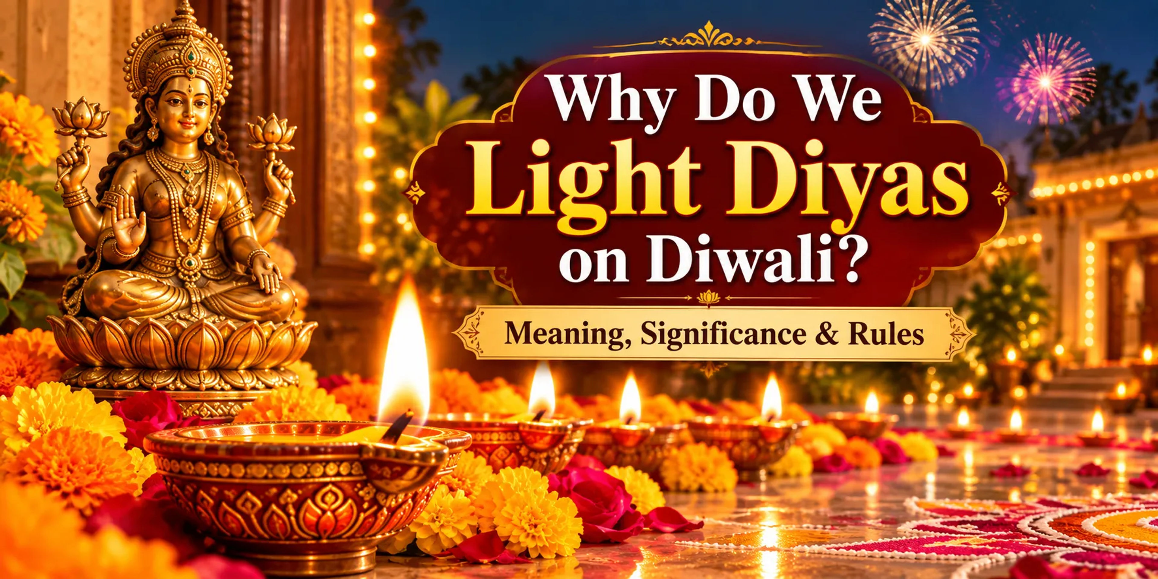 Why Do We Light Diyas on Diwali? Meaning, Significance & Rules guide cover thumbnail