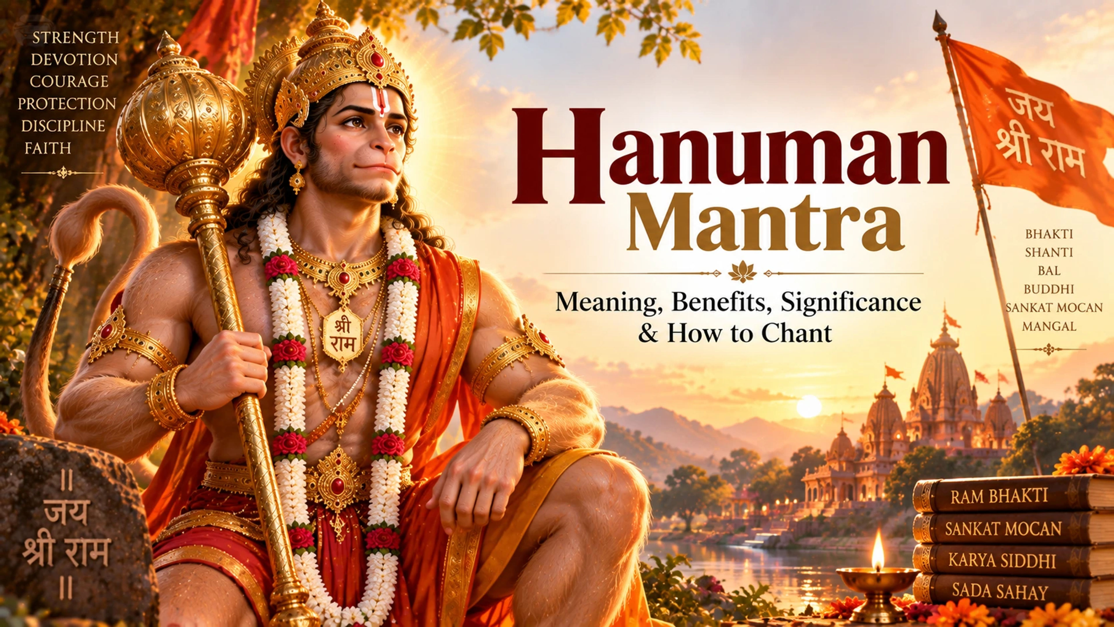Hanuman Mantra: Meaning, Benefits, Significance & How to Chant guide cover thumbnail