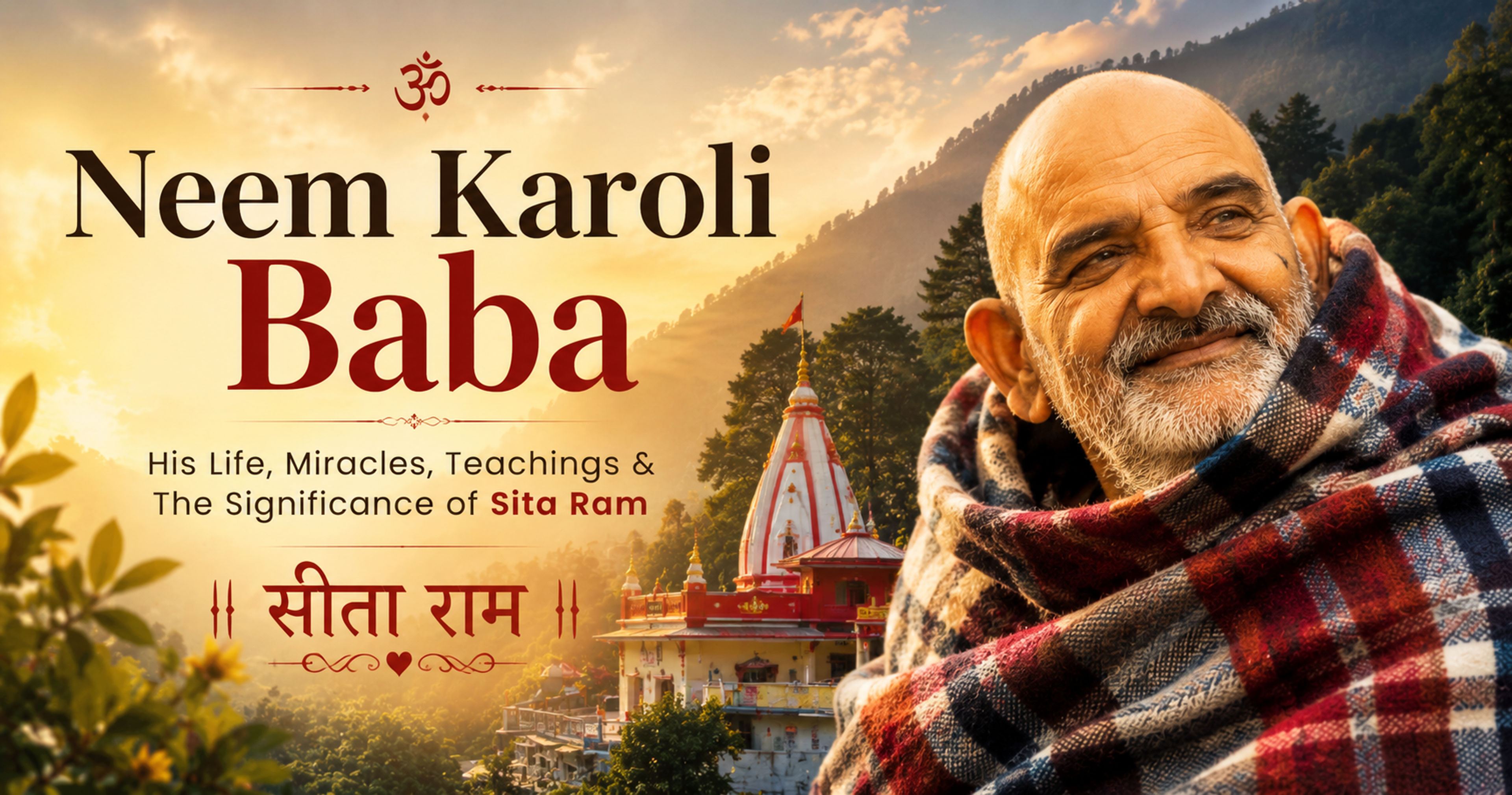 Neem Karoli Baba: His Life, Miracles, Teachings & the Significance of Sita Ram guide cover thumbnail