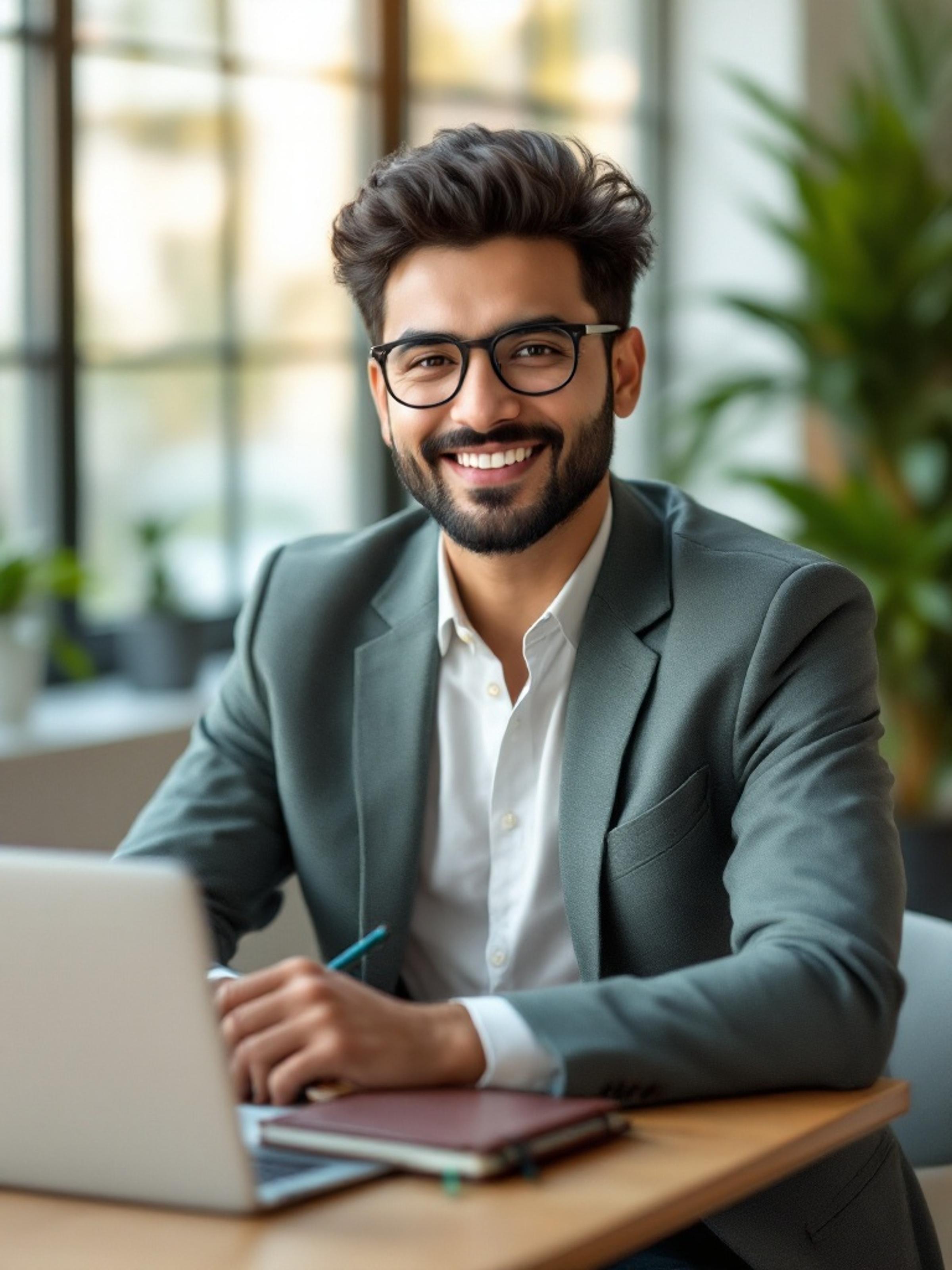 Yenepoya Online graduate applying career skills in a professional setting