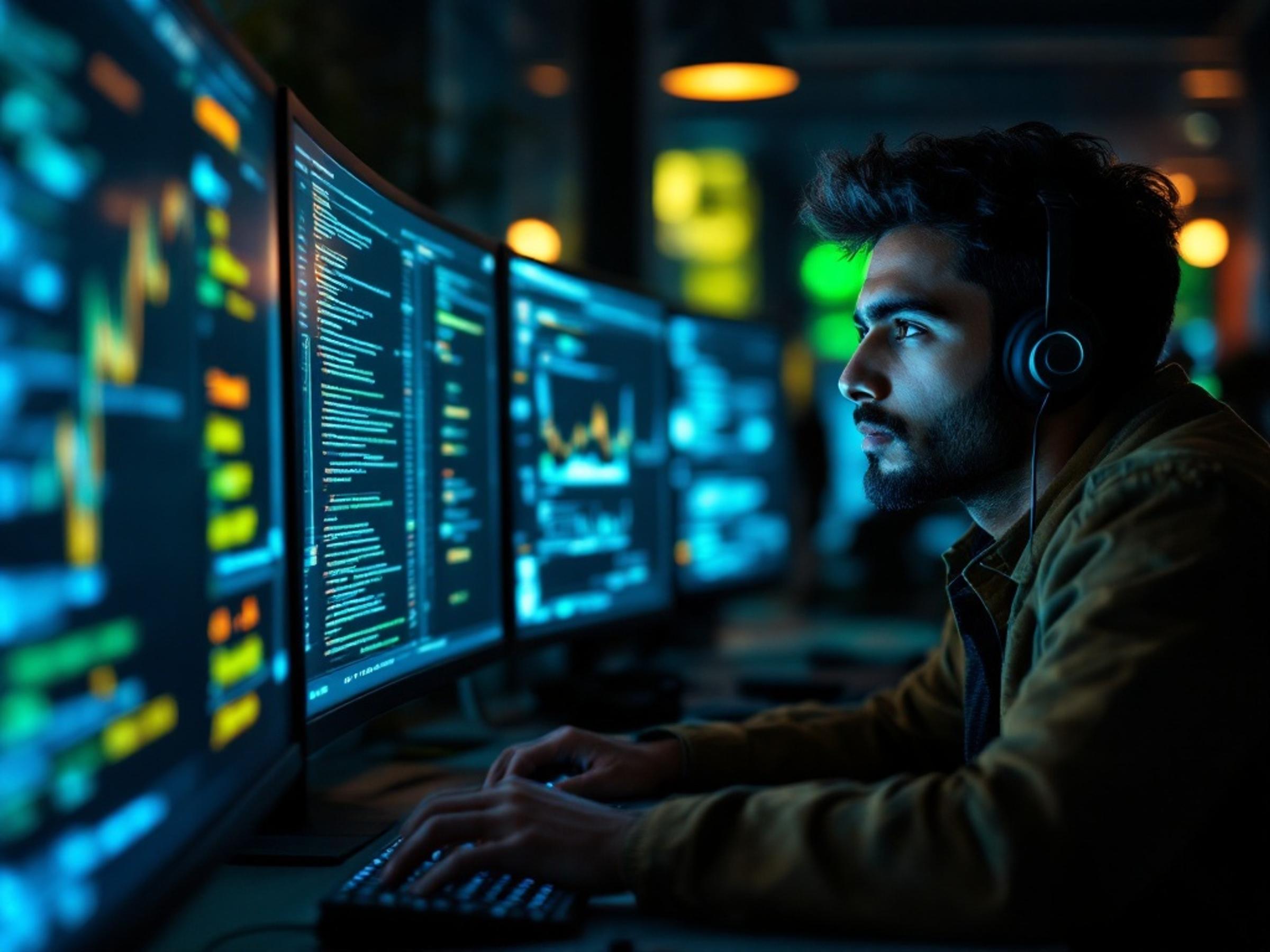 Yenepoya Online BCA in Cloud Computing and Cyber Security learner working on network security