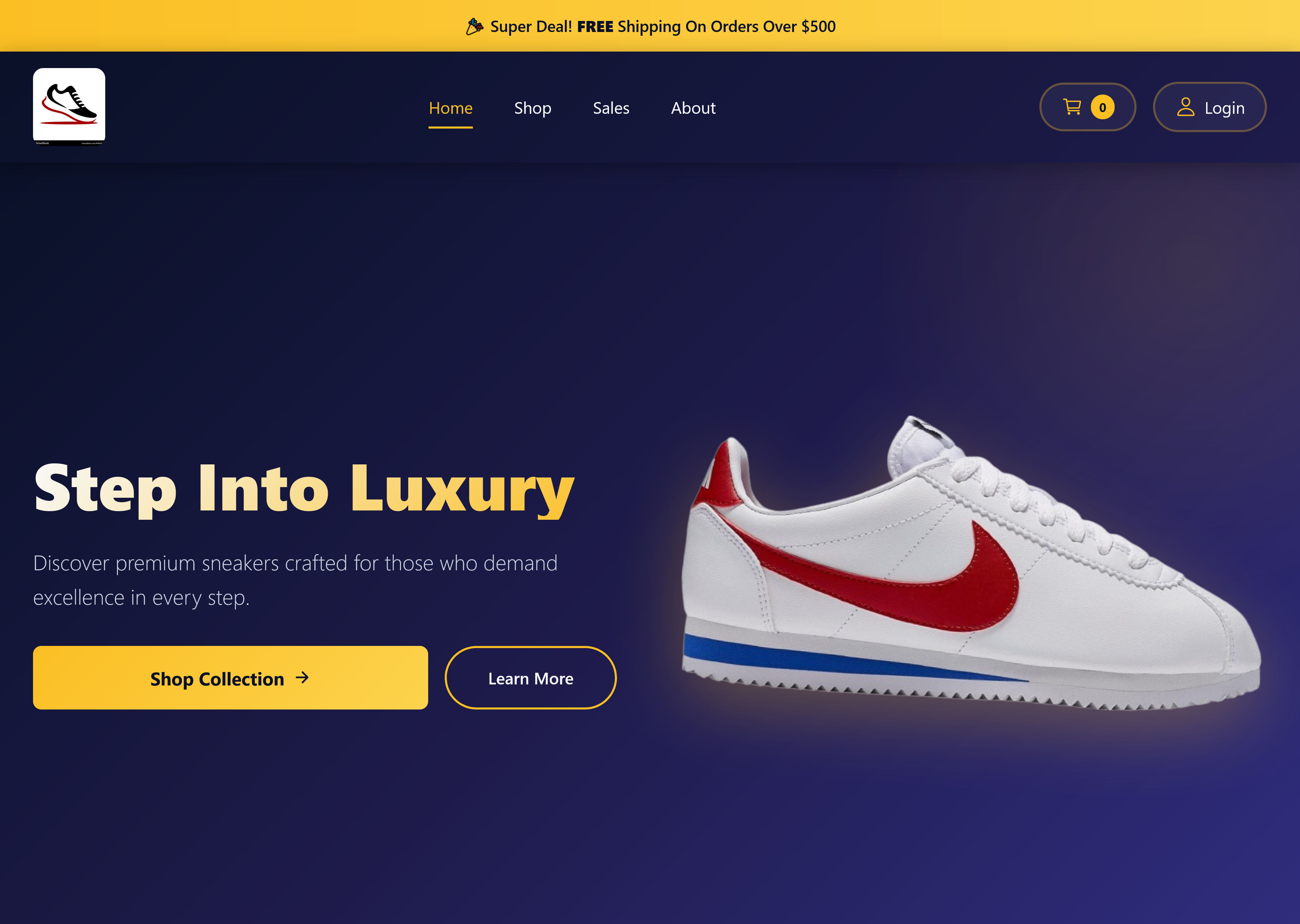 Sneaker Spectrum E-commerce Platform