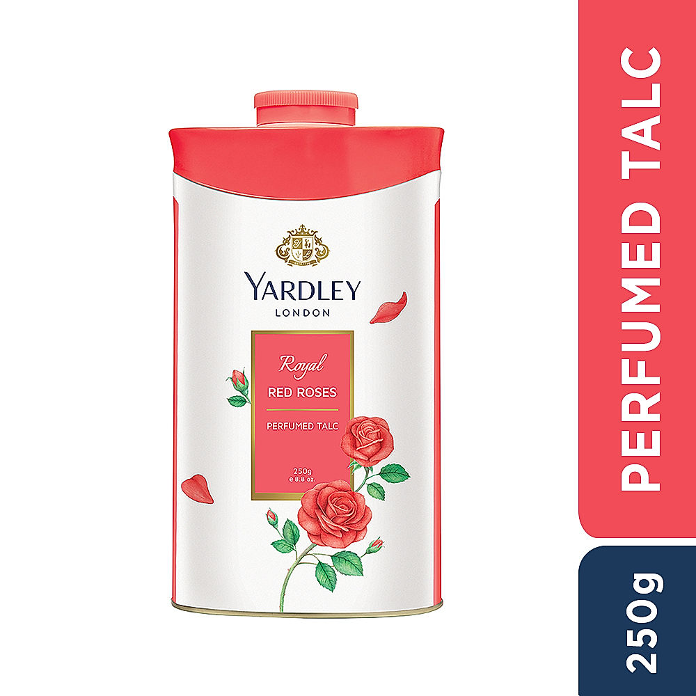 Yardley London Royal Red Roses Perfumed Talc 250g