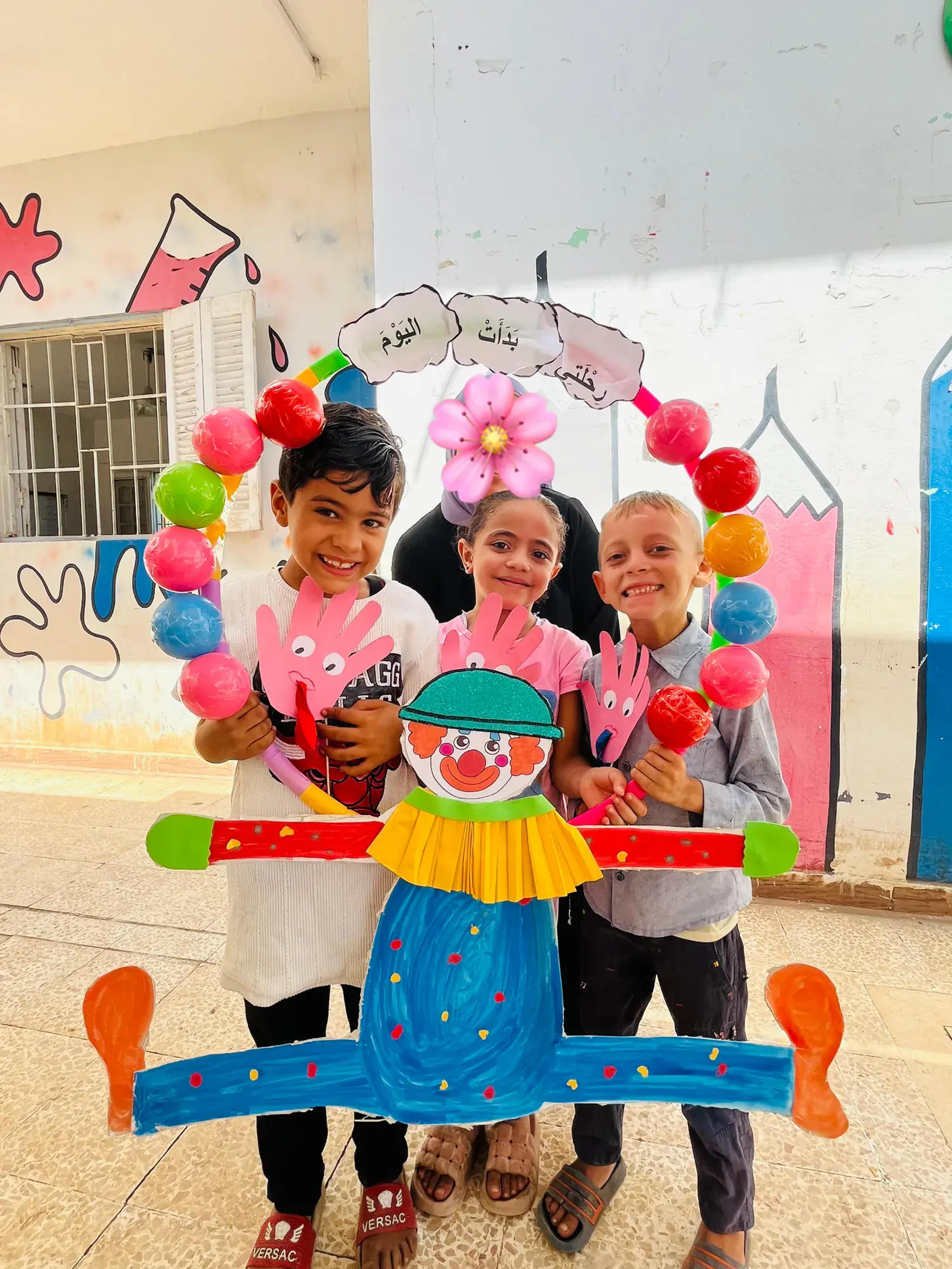 Children engaged in learning
