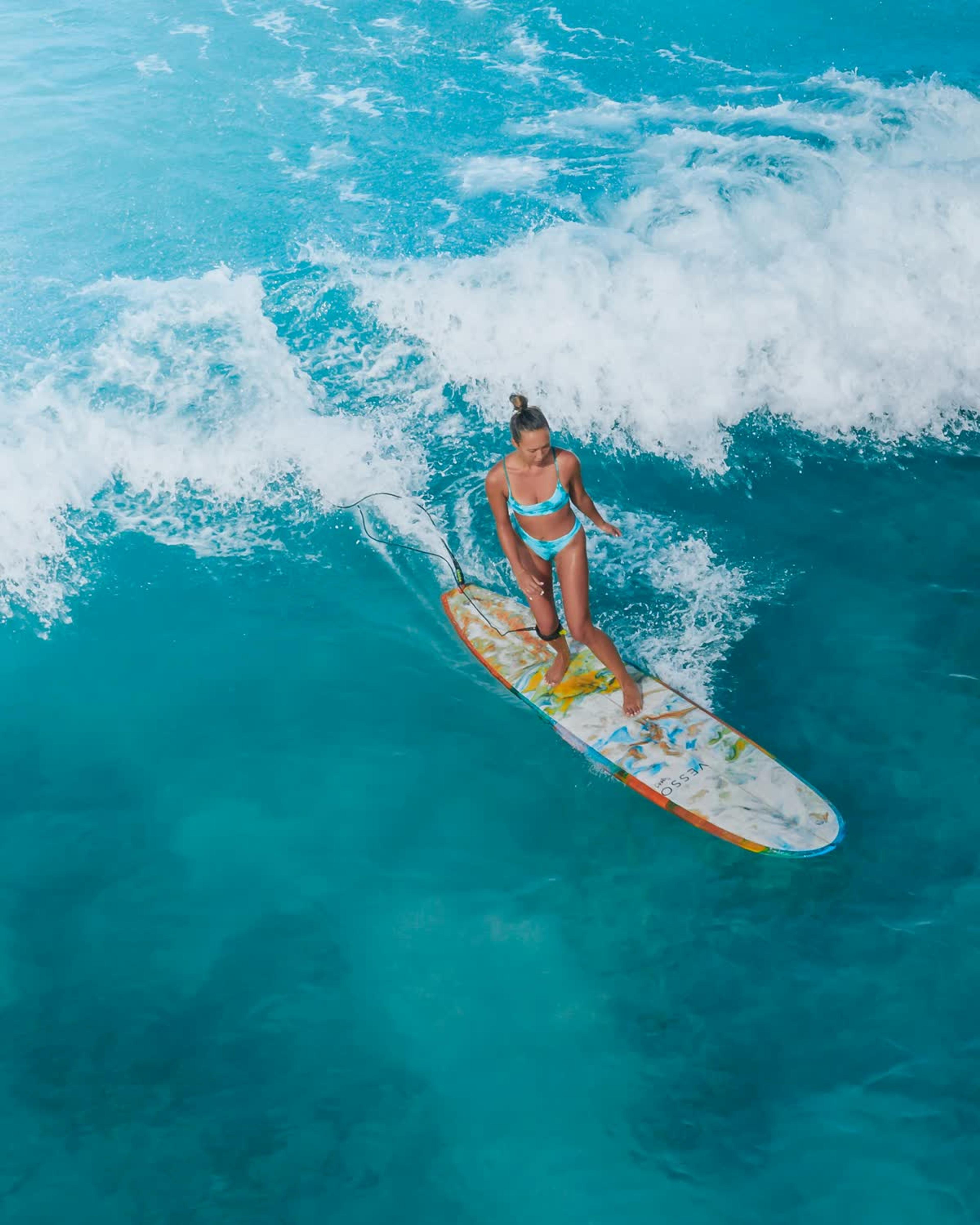 Surfing the Atlantic waves in Morocco
