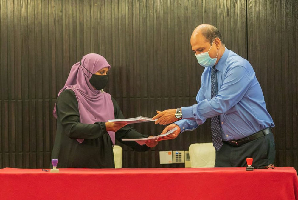 The signing ceremony was held at Hotel Jen on Thursday morning