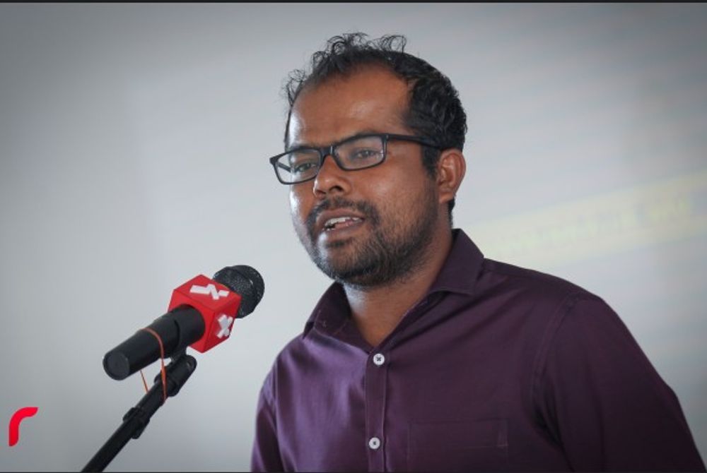 RaajjeTV's Chief Operating Officer, Hussein Fiyaz Moosa
