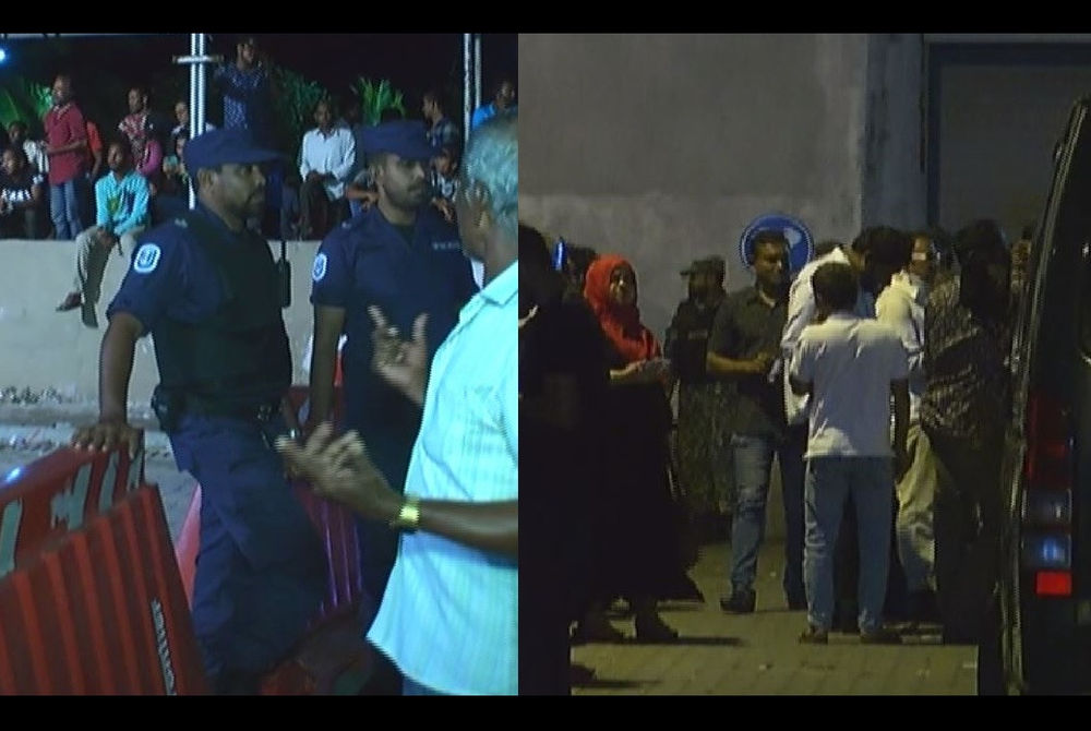 ރުމާލު 2ގައި ބޭއްވި ހަރަކާތުގައި ސިފައިން ހަތިޔާރާއެކު (ކ) ގުޅިފައިވާ ޕާޓީތަކުން އެމްޑީޕީ ހަރުގޭގައި ބޭއްވި ހަރަކާތަށް ފުލުހުން ހުރަސް އަޅާފައި