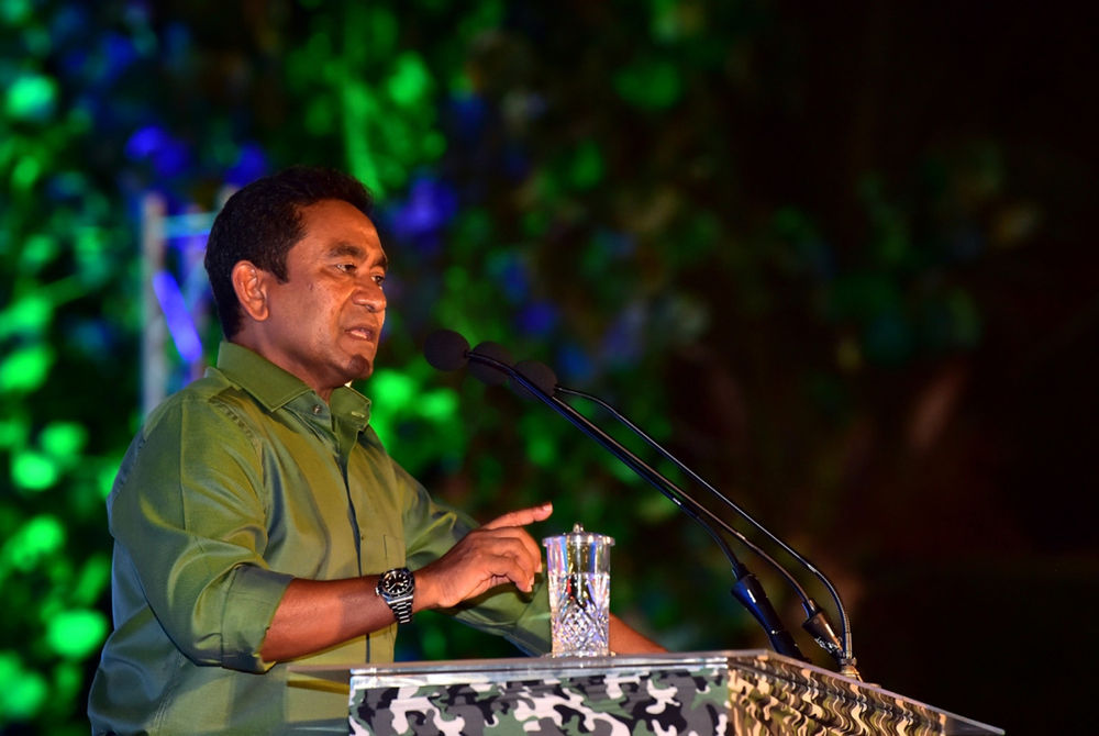 ރައީސް ޔާމީން: އެމަނިކުފާނަށް މަދަދުވެރިވަނީ މަދު ޤައުމަކުން