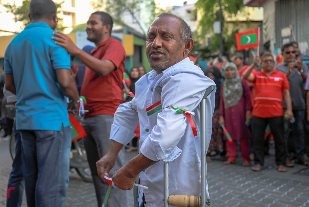 Protesters at the coalition rally