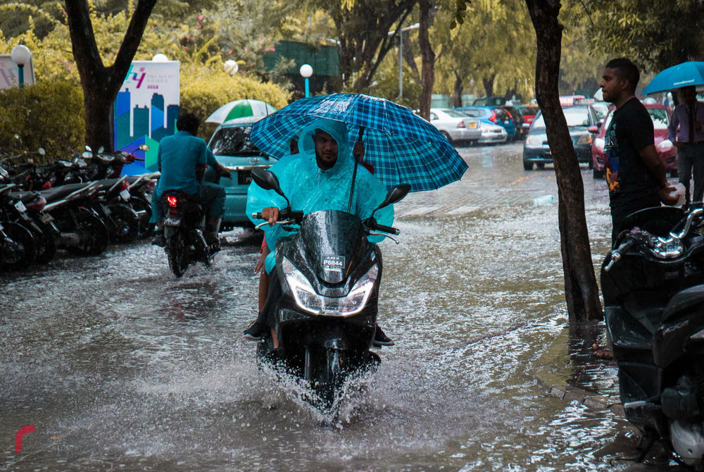 Atolls in from Kaafu to Addu will experience heavy rain and thunderstorms