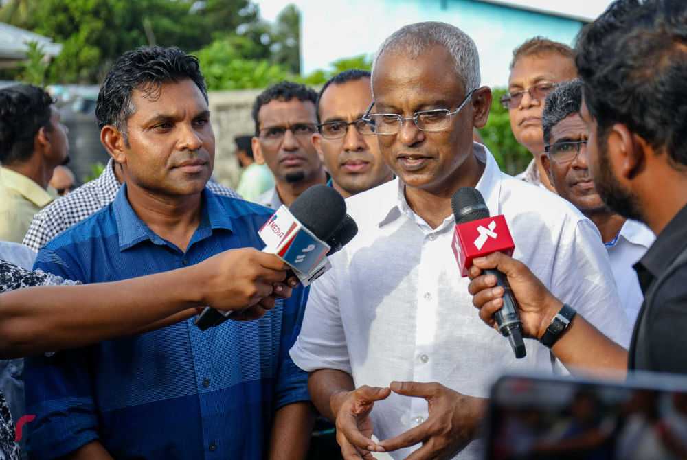 Faisal Naseem and Ibrahim Mohamed Solih