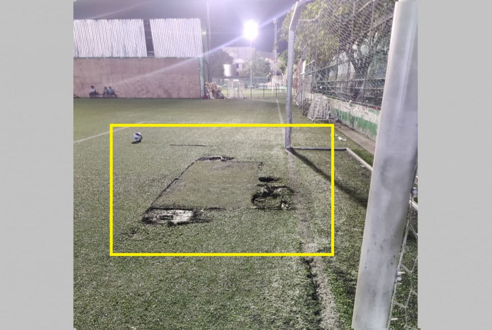 ޓާފް ދަނޑު 2ގެ ކުރިމަތީގައި ހެދިފައިހުރި ވަޅުގަނޑު