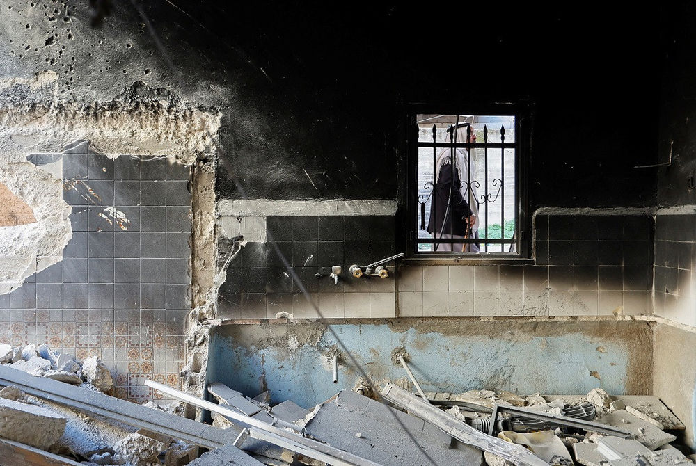 އިސްރާއީލުން ޖެނިންގައި ކުރިއަށްގެންދިޔަ ރެއިޑެއްގެ ތެރޭގައި ގެއްލުންދީފައިވާ އިމާރާތެއް