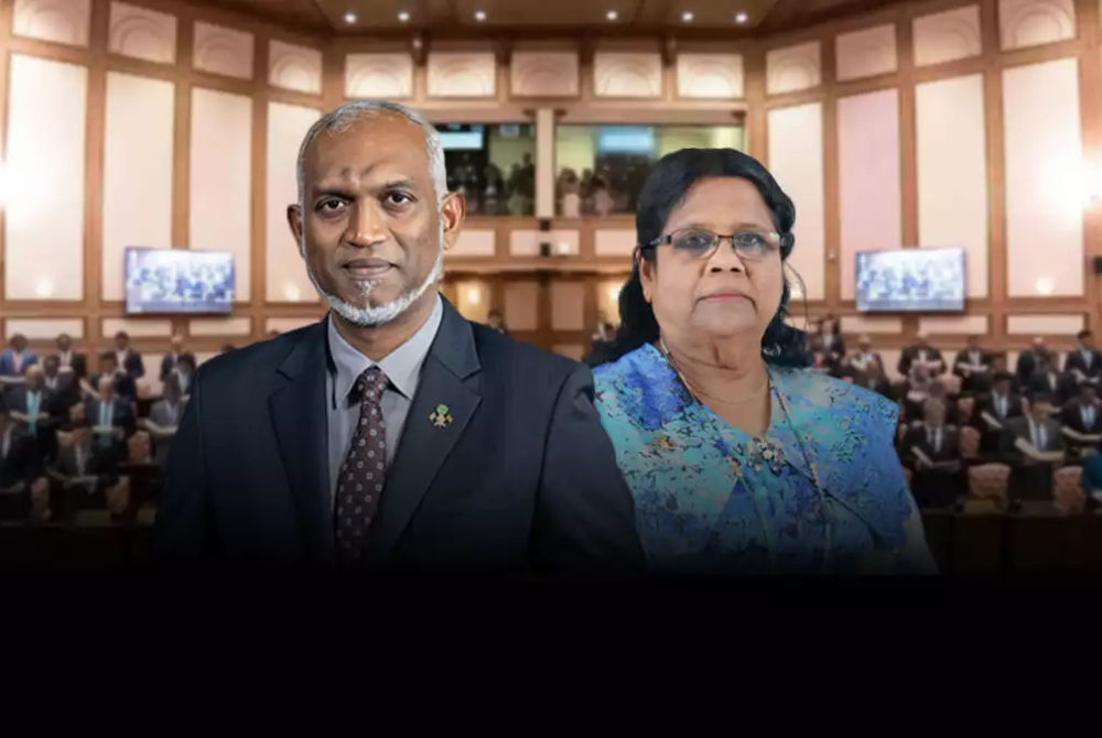 މެމްބަރު އަސްމާ އާއި ރައީސް ޑރ.މުހައްމަދު މުއިއްޒު