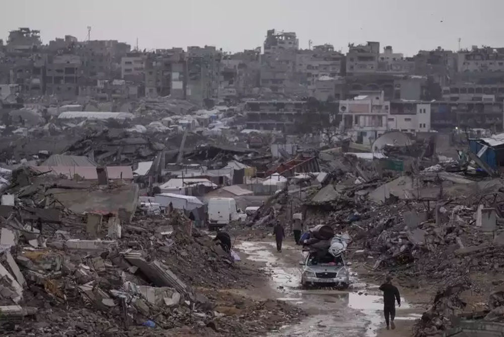 ޣައްޒާ ސިޓީގެ ޝެއިޚް ރަޟްވާން ސަރަހައްދު ފުނޑުވެ ހަލާކުވެފައި