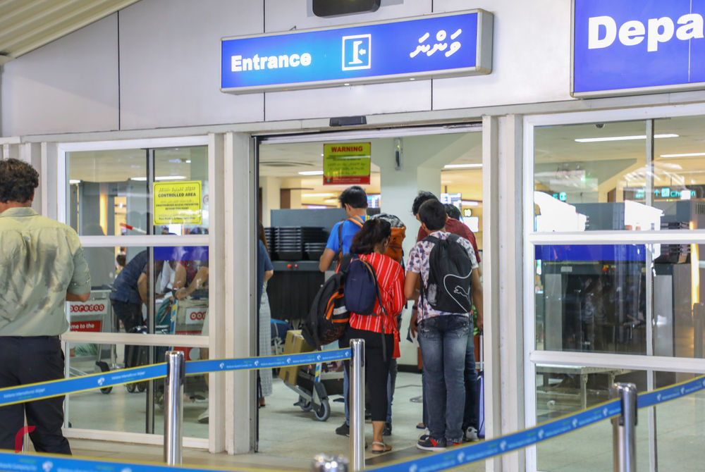 Passengers at Velana International Airport