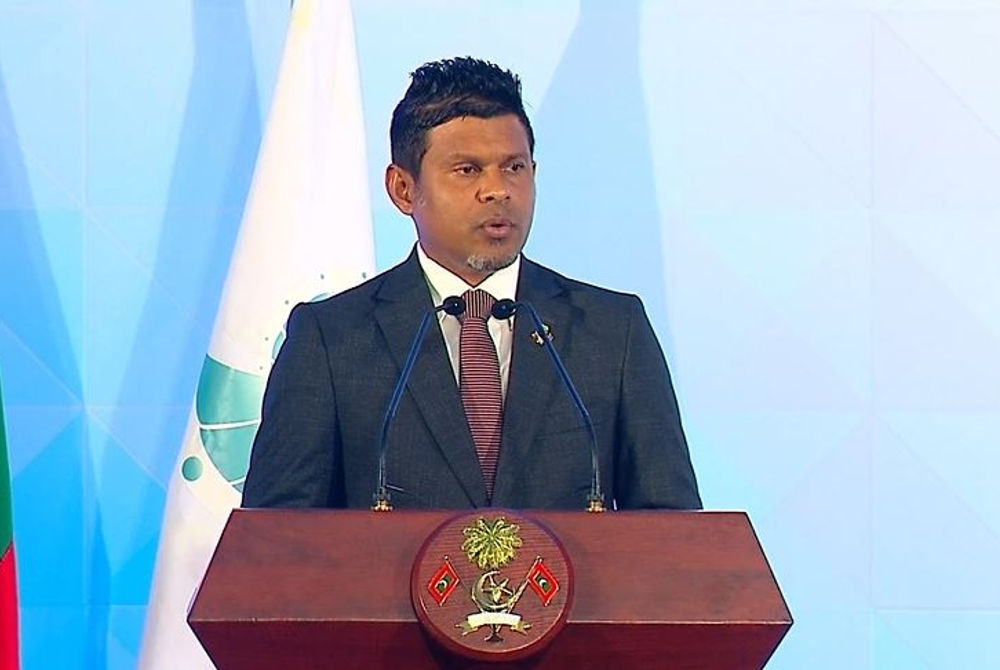 VP Latheef speaking at the opening ceremony of the Maldives Civil Service Conference 2024