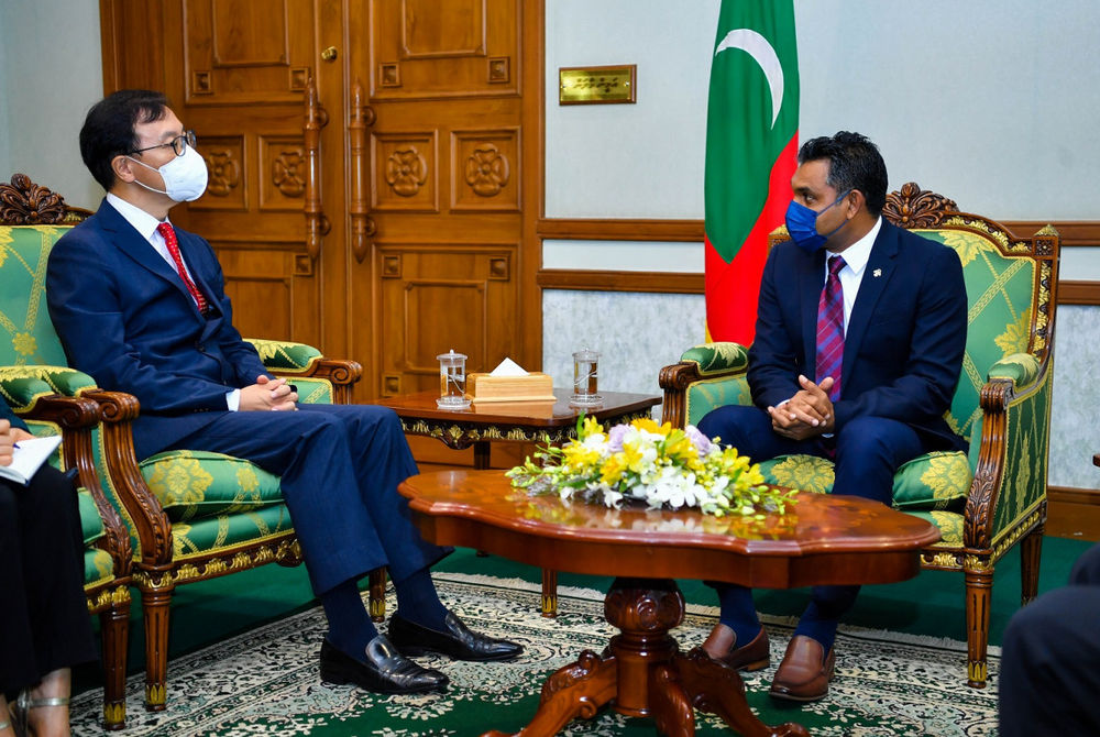 South Korean Ambassador pays a courtesy call on the Vice President