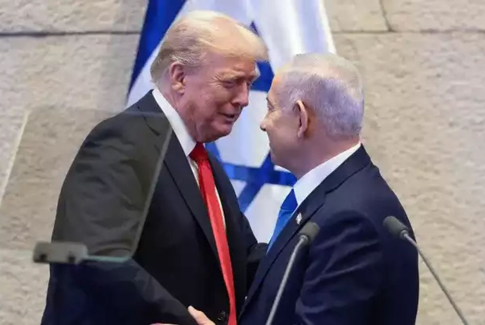 އިސްރާއީލްގެ ބޮޑު ވަޒީރު ނަތަންޔާހޫ އަދި އެމެރިކާގެ ރައީސް ޓްރަމްޕް