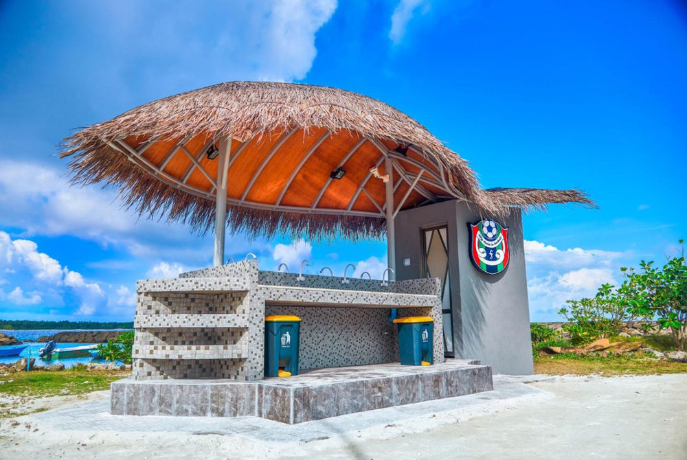 ހޮޅުދޫގައި މަސްކަނޑަން ބީއެމްއެލްއިން ޤާއިމްކުރި ތަން