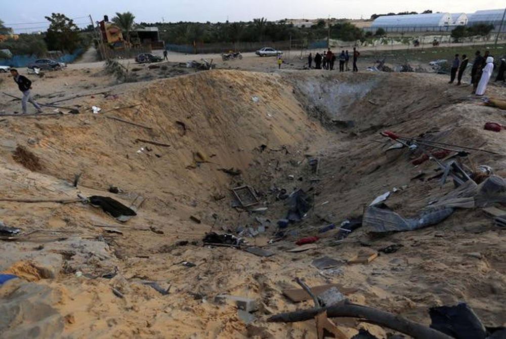 އިސްރާއިލްގެ ހަމަލާގައި ސުންނާފަތިވި ޕަލަސްތީނުގެ ގެ ހުރިތަން