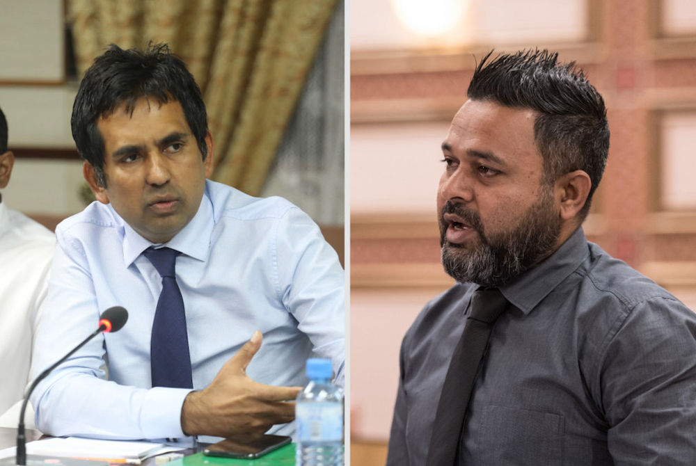 ނައިފަރު ދާއިރާގެ މެމްބަރު އަހުމަދު ޝިޔާމް އާއި މުހައްމަދު ސައިދު