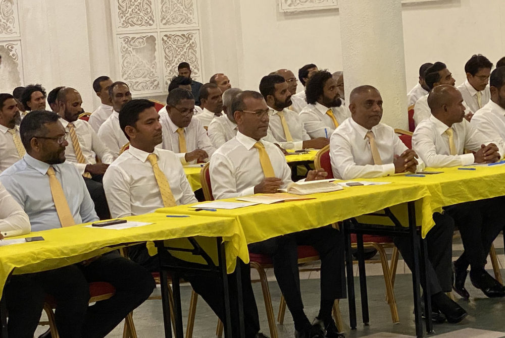 އެމްޑީޕީގެ ގައުމީ މަޖިލީހުގެ ޖަލްސާގެ ތެރެއިން
