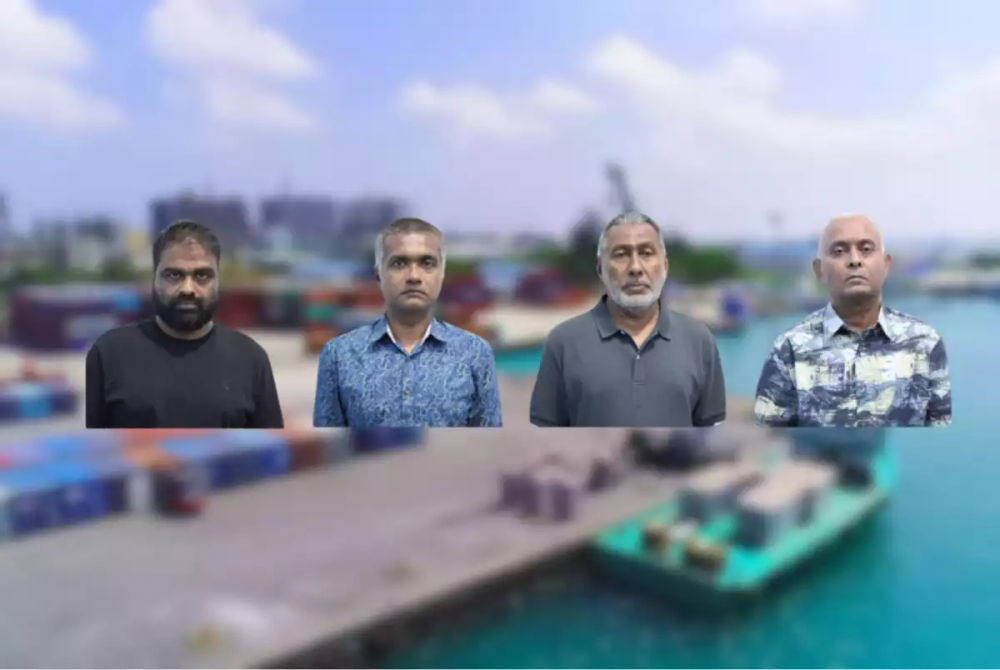 ހުޅުމާލެ ޕޯޓުގައި ބަހައްޓާފައި ހުއްޓާ ވަގަށް ނެގި 13 މިލިއަން ސިނގިރެޓުގެ މައްސަލައިގައި ހައްޔަރު ކުރި 4 މީހުން 